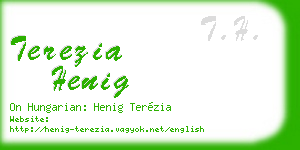 terezia henig business card